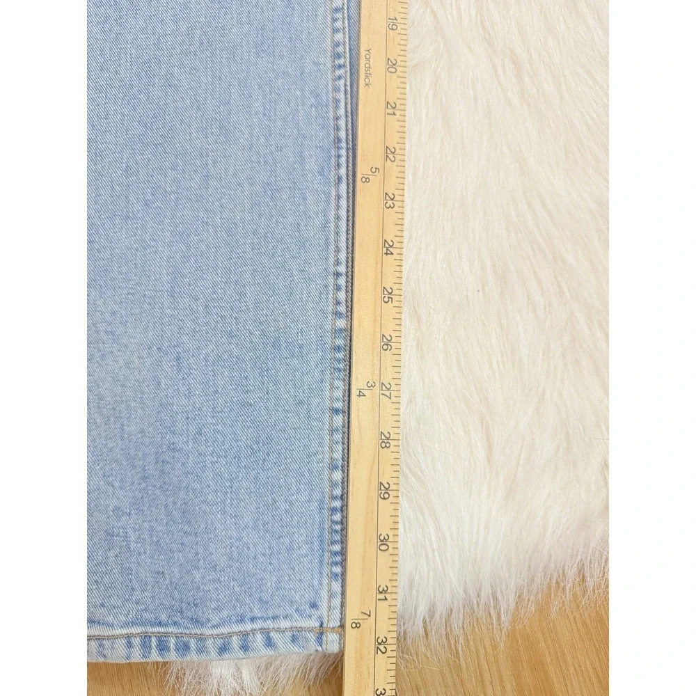 Vintage 80s Zcavaricci High Rise Embroidered Long Length Womens Jeans Size 32/11